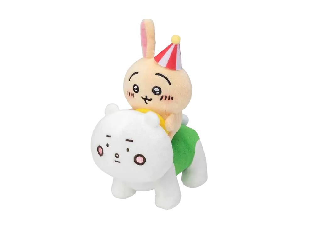 Gray Parka Service -Chikawa- Chikawarado Poppo Plush toy (Rabbit)