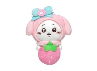 Gray Parka Service -Chikawa- Chikawa x Sanrio Characters Desktop Sliding Stuffed Melody (Chikawa My Melody)