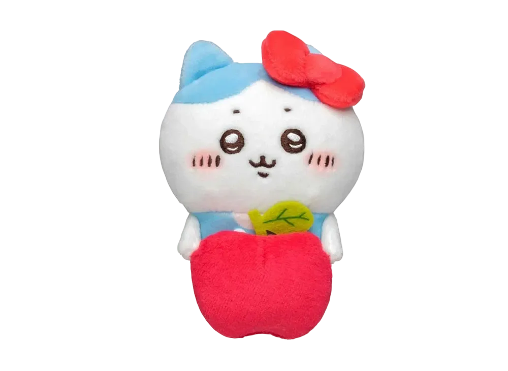 Gray Parka Service -Chikawa- Chikawa x Sanrio Characters Desktop Sliding Plush toy (Hachiware Hello Kitty)