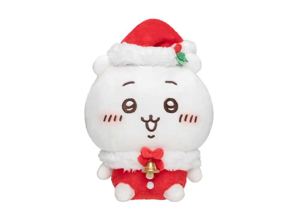 Gray Parka Service -Chikawa- It's Chikawa Santa! Plush toy S (Chikawa)