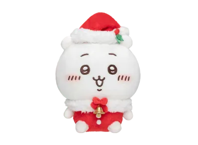Gray Parka Service -Chikawa- It's Chikawa Santa! Plush toy S (Chikawa)