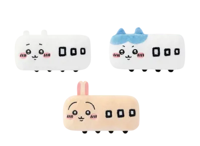 Gray Parka Service -Chiikawa- Chikawa Train Plush Badge Set Of 3