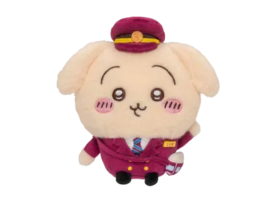 Gray Parka Service -Chikawa- Chikawa Hankyu Train Naho Hojou Plush toy S (Rabbit)