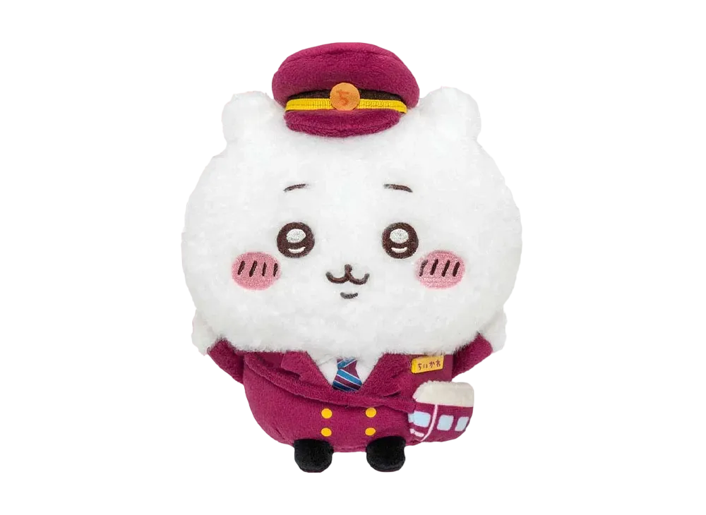 Gray Parka Service -Chikawa- Chiikawa Hankyu Train Naho Hojou Plush to Miss (Chikawa)