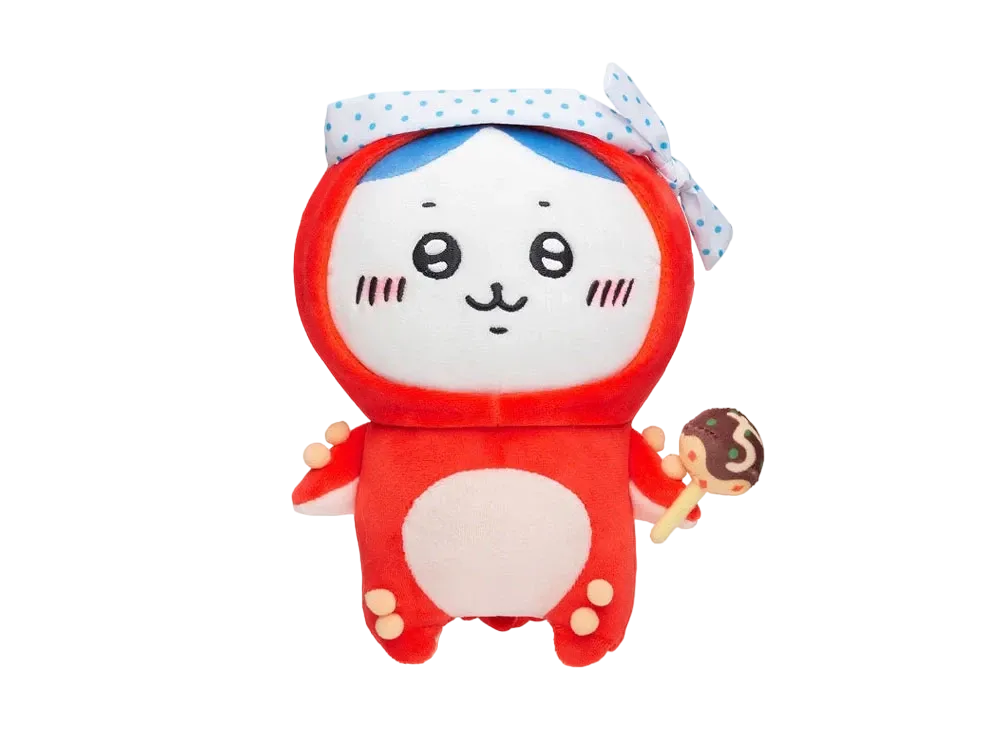 Gray Parka Service -Chikawa- Chikawatako -san Plush toy S (Hachiware)