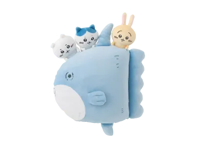 Gray Parka Service -Chikawa- Outing cushion with Chikawa Mambo