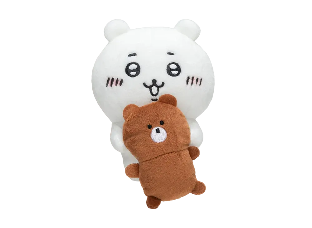 Gray Parka Service -Chikawa- A stuffed animal watching from the Chikawa desktop (Chiikawa)