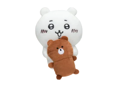 Gray Parka Service -Chikawa- A stuffed animal watching from the Chikawa desktop (Chiikawa)