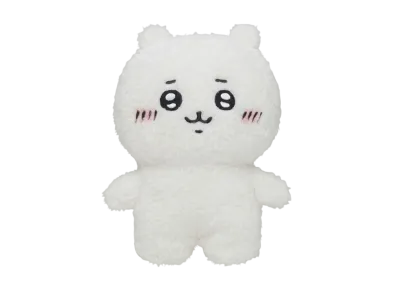 Gray Parka Service -Chikawa- Stand on Chiikawa Daichi! Sukuttot Plush toy (Chikawa)