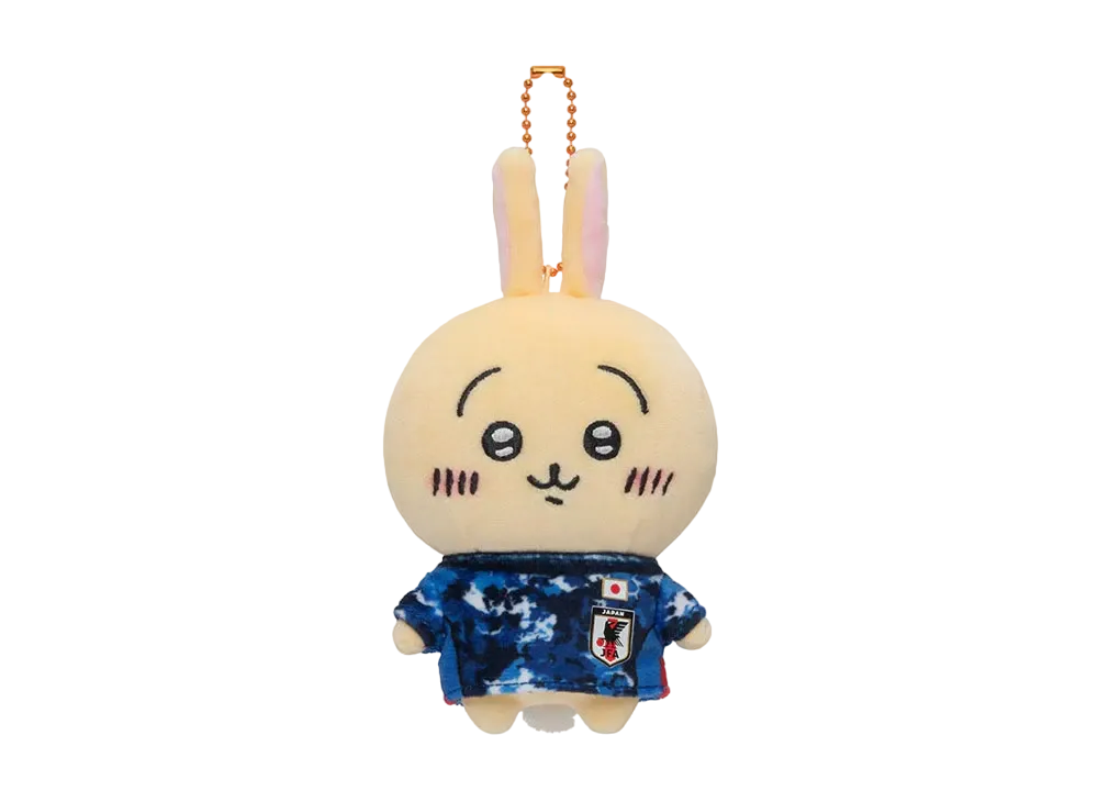 Gray Parka Service -Chikawa- Chikawa's Petit Mini Mascot (Rabbit) Soccer Japan National Team Ver.