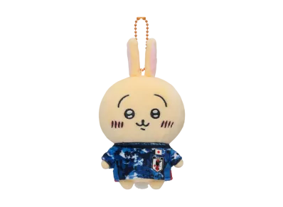 Gray Parka Service -Chikawa- Chikawa's Petit Mini Mascot (Rabbit) Soccer Japan National Team Ver.
