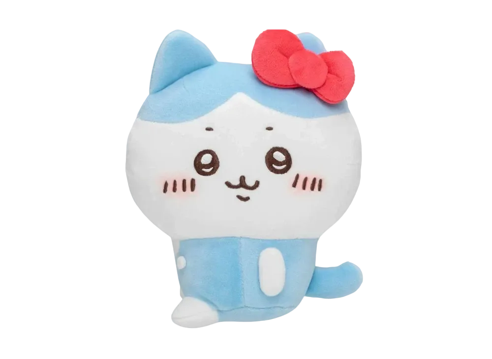 Gray Parka Service -Chikawa- Chikawa x Sanrio Characters Plush tom (Hachiware Hello Kitty)