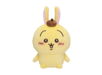 Gray Parka Service -Chikawa- Chikawa x Sanrio Characters Plush tom (Rabbit / Pompompurin)