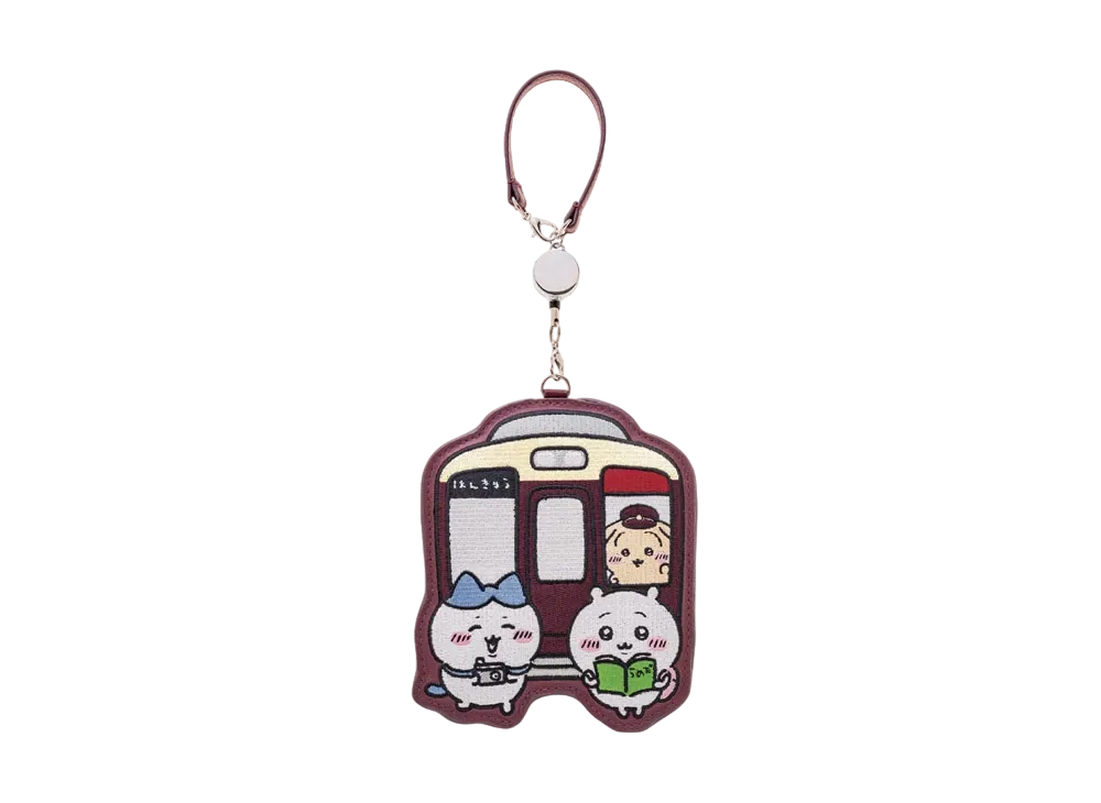 marimo craft -Chikawa- Chiikawa Hankyu Train Die Cut Pass Case