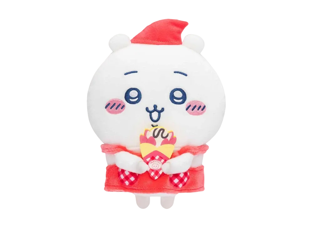 Gray Parka Service -Chiikawa Crepe Kuji- B Prize Crepe shop Plush S Chikawa