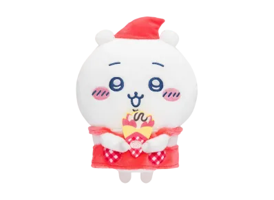 Gray Parka Service -Chiikawa Crepe Kuji- B Prize Crepe shop Plush S Chikawa