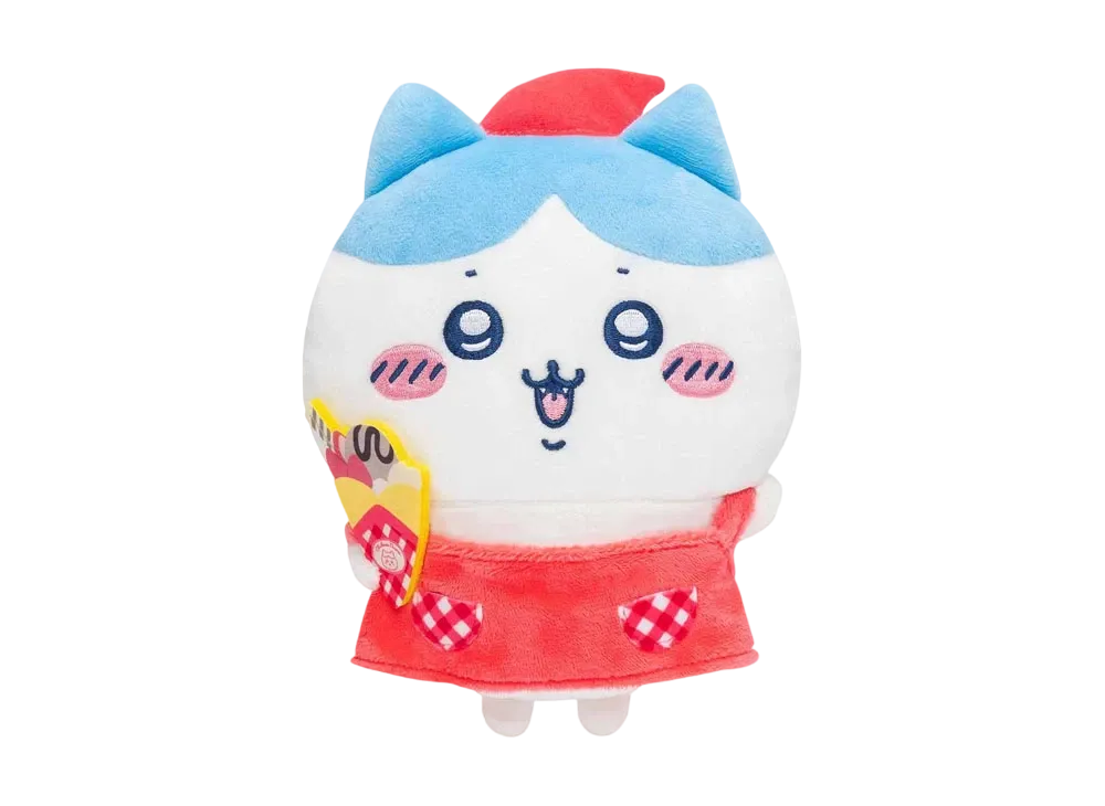 Gray Parka Service -Chiikawa Crepe Kuji- B Prize Crepe shop Plush S Hachiware