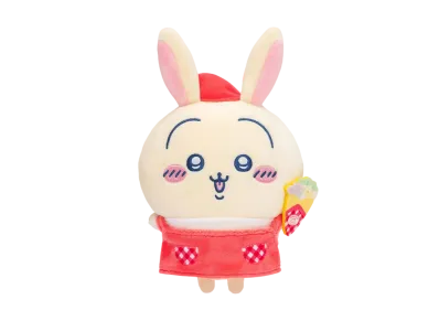 Gray Parka Service -Chiikawa Crepe Kuji- B Prize Crepe shop Plush S Usagi