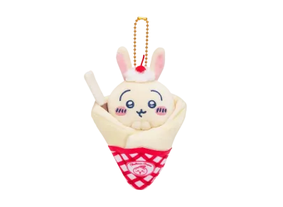 Gray Parka Service -Chiikawa Crepe Kuji- C Prize It turned into a crepe!! Mascot Usagi