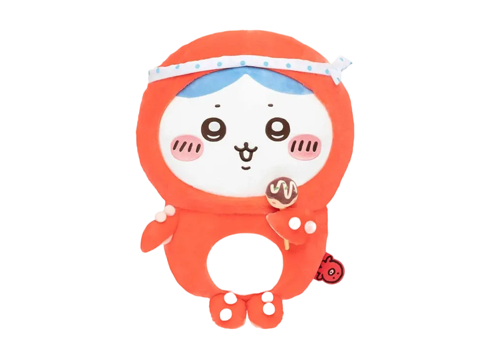 Gray Parka Service -Chiikawa Octopus Squid Kuji- A Prize Extra-large Octopus Costume Plush Hachiware