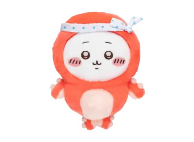 Gray Parka Service -Chiikawa Octopus Squid Kuji- C Prize Fluffy Octopus Squid Plush S Chikawa