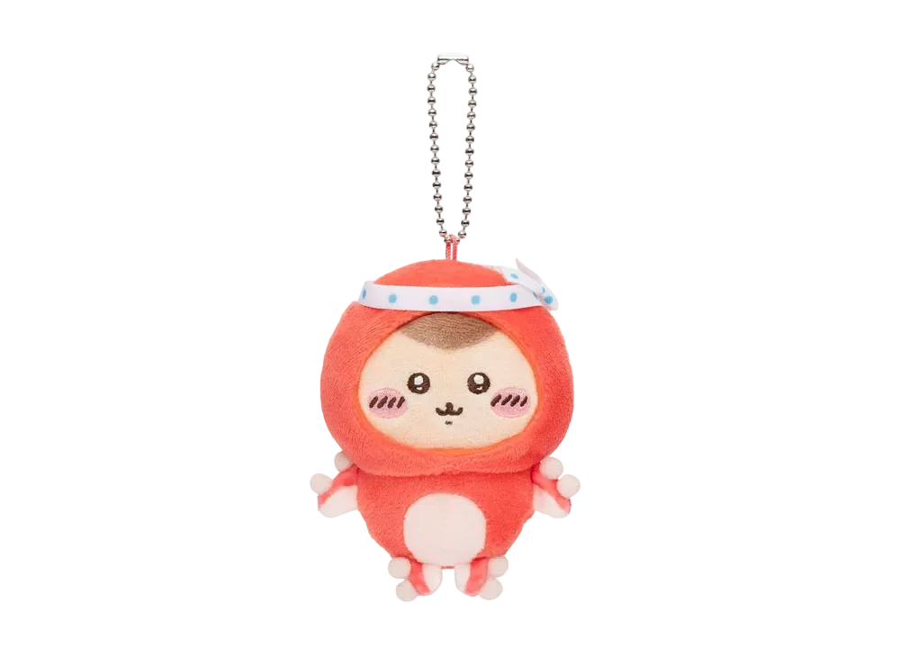 Gray Parka Service -Chiikawa Octopus Squid Kuji- D Prize Octopus Squid mascot Kurimanju