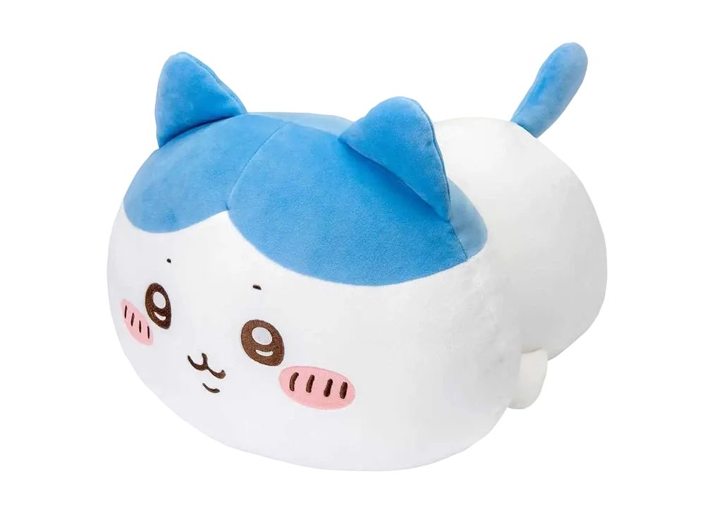 Gray Parka Service -Chiikawa Mochifuwa Collection- B Prize Lying down Plush Hachiware