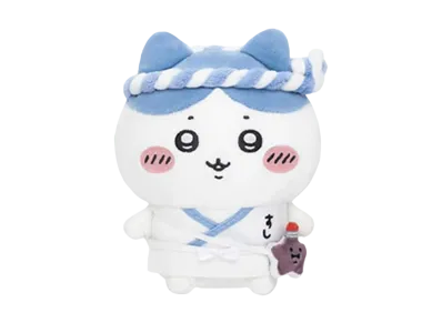 Gray Parka Service -Chikawa- Muchauma!! Chiikawa Sushi Sitting Mini Plush Hachiware