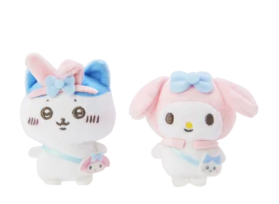 Sanrio -Chiikawa- Chiikawa x My Melody Pair Brooch (Hachiware)