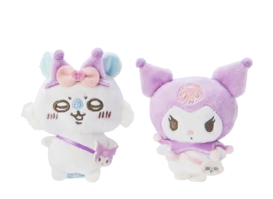Sanrio -Chiikawa- Chiikawa x Kuromi Pair Brooch (Momonga)