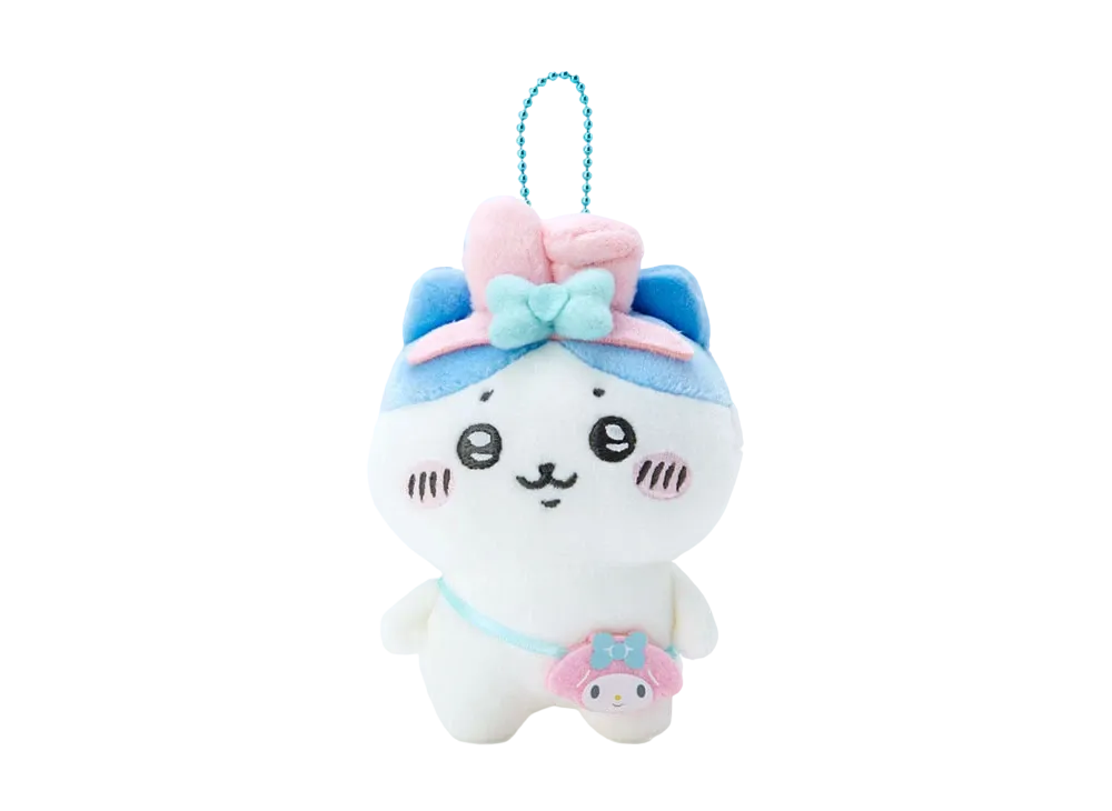 Sanrio -Chiikawa- Chiikawa x Sanrio Characters Mascot Holder (Hachiware x My Melody)