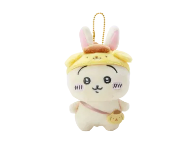 Sanrio -Chiikawa- Chiikawa x Sanrio Characters Mascot Holder (Usagi x Pom Pom Purin)