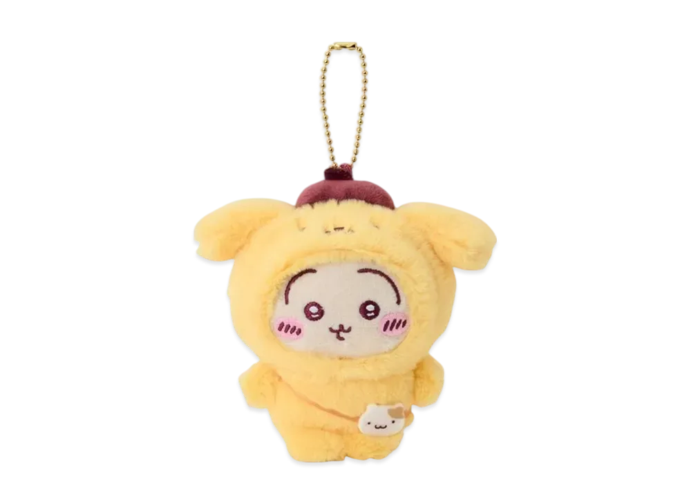 Sanrio -Chiikawa- Usagi x Pompompurin Mascot Holder