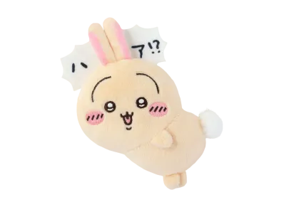 Gray Parka Service -Chiikawa Rabbit Kuji- E Prize Plush Badge Ha! ?