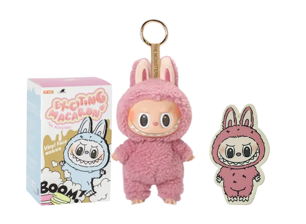 Labubu ラブブ Exciting Macaron マカロン　ライチベリー ピンク labubu exciting macaron ラブブ ライチベリー - メルカリ