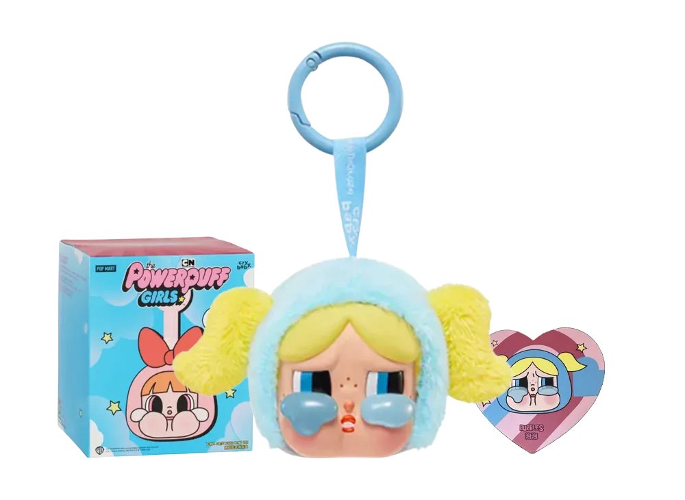 POP MART CRYBABY x Powerpuff Girls Series Plush BUBBLES