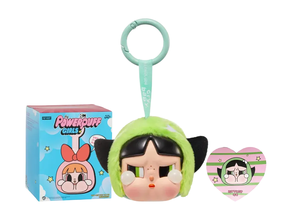 POP MART CRYBABY x Powerpuff Girls Series Plush BUTTERCUP