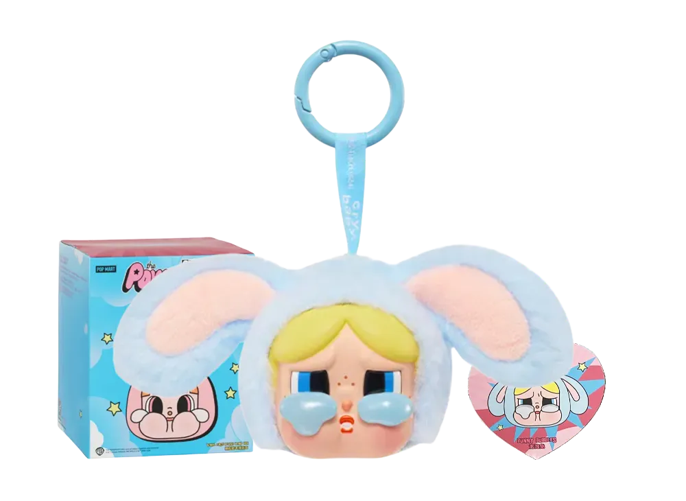 POP MART CRYBABY x Powerpuff Girls Series Plush BUNNY BUBBLES