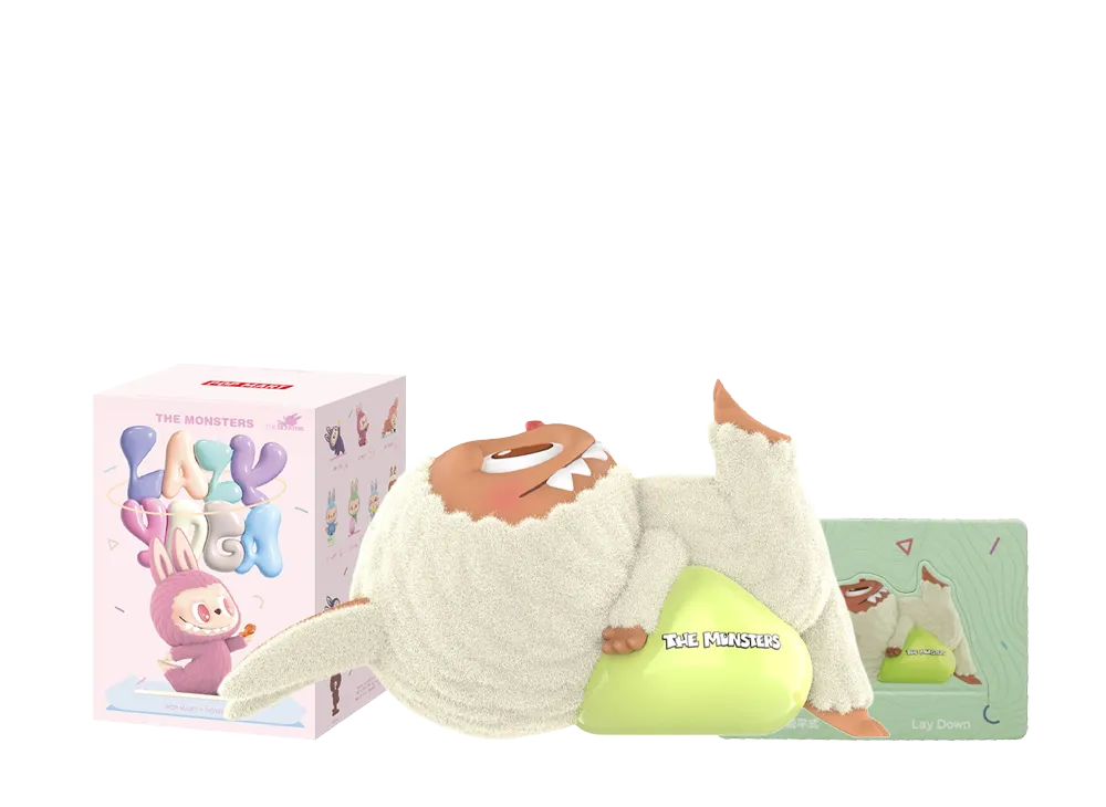 POP MART THE MONSTERS (LABUBU) Lazy Yoga Series Lay Down