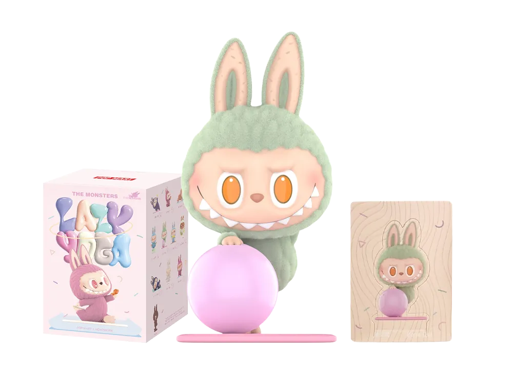 POP MART THE MONSTERS (LABUBU) Lazy Yoga Series Zone Out