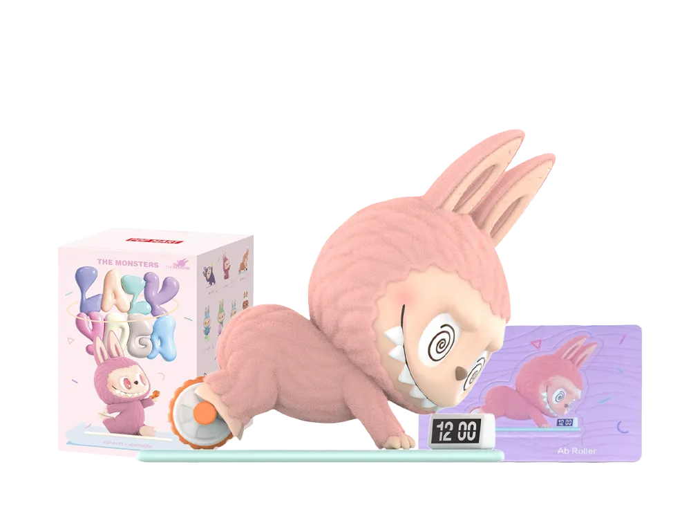 ポップマート ザ モンスターズ (ラブブ) レイジー ヨガ シリーズ ヨガ