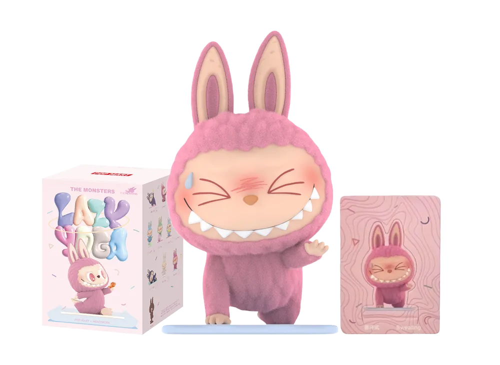 POP MART THE MONSTERS (LABUBU) Lazy Yoga Series Sweating
