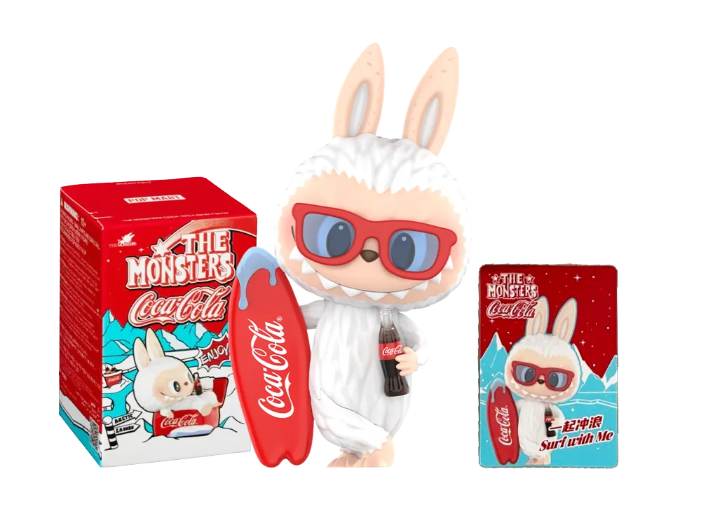 POP MART THE MONSTERS (LABUBU) Coca-Cola Series Surf with Me