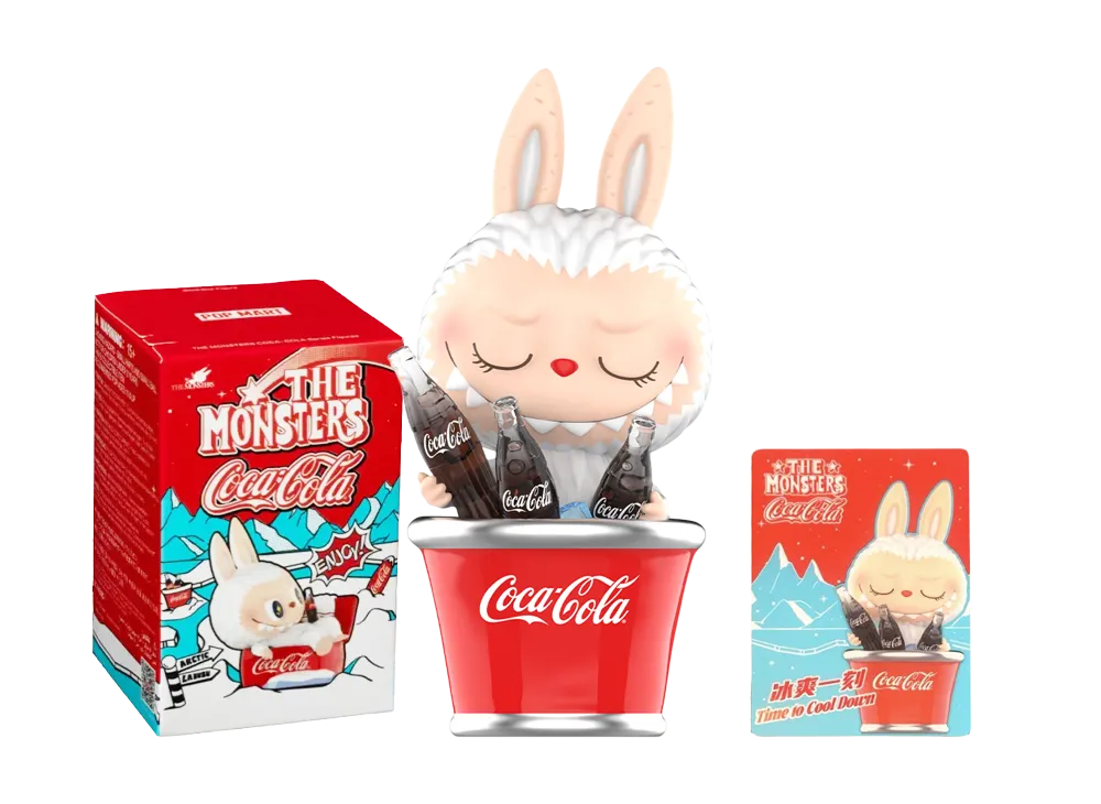 POP MART THE MONSTERS (LABUBU) Coca-Cola Series Time to Cool Down