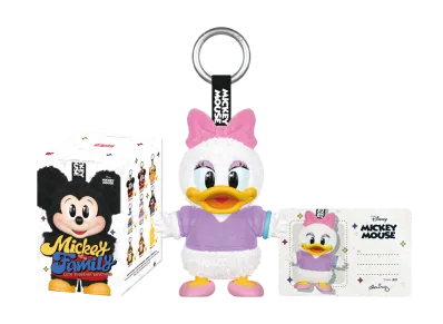 POP MART DISNEY Mickey Family Cute Together Series Plush Keychain Daisy