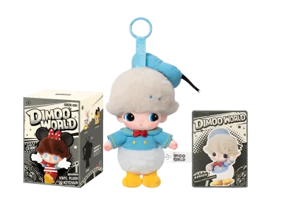 POP MART DIMOO WORLD x DISNEY Series Plush Keychain Donald Duck's Singing