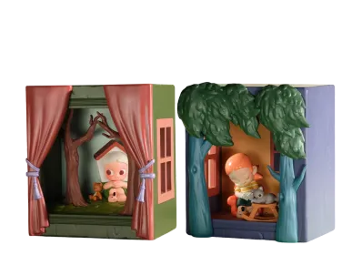 POP MART "Figurine" ZSIGA The Window Series Scene Set