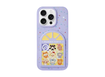 POP MART POP BEAN Pajama Party Sliding Hole iPhone Case 16 Pro Max