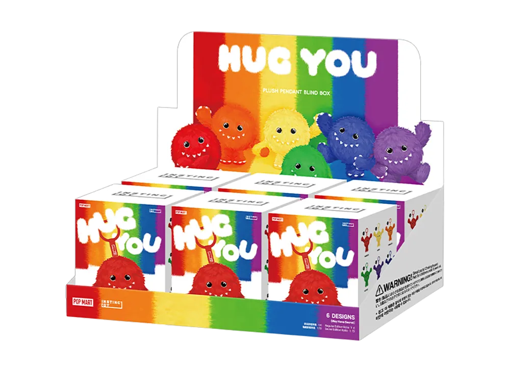POP MART INSTINCTOY HUG YOU Series Plush Pendant [Assortment Box]