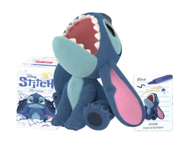 POP MART DISNEY Stitch Little Emotions Series Howl at the Moon